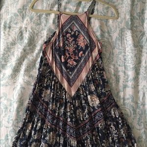 American Eagle printed high neck dress